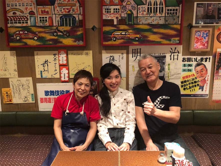 ▲マスター、ミドリさんと記念撮影!